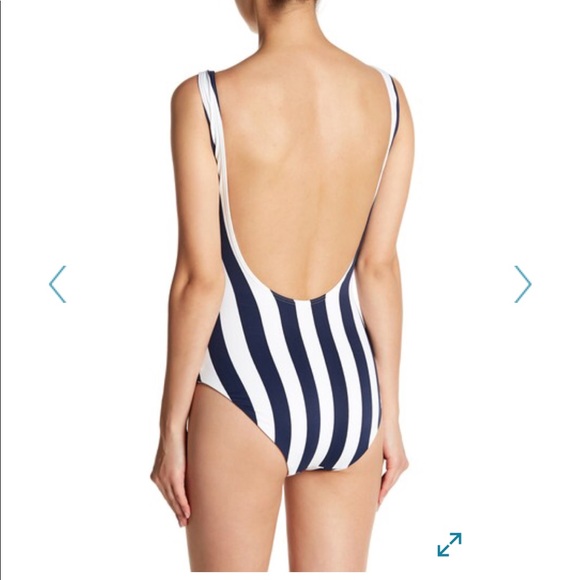 Striped swimsuit one piece SOLD - Picture 2 of 7